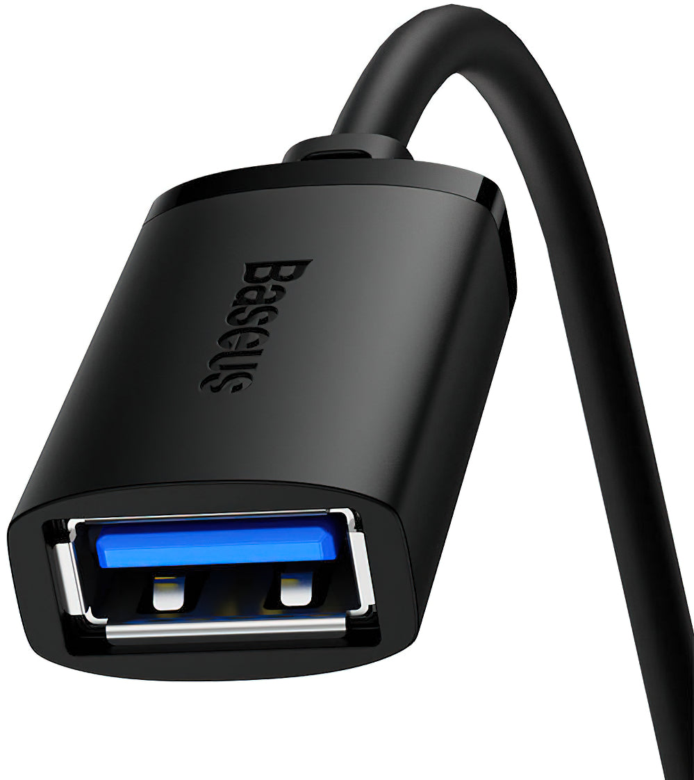 USB 3.0 forlenger Baseus AirJoy Series, 1m, Svart B00631103111-00