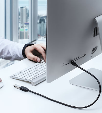 USB 3.0 forlenger UGREEN US129, 2m, Svart