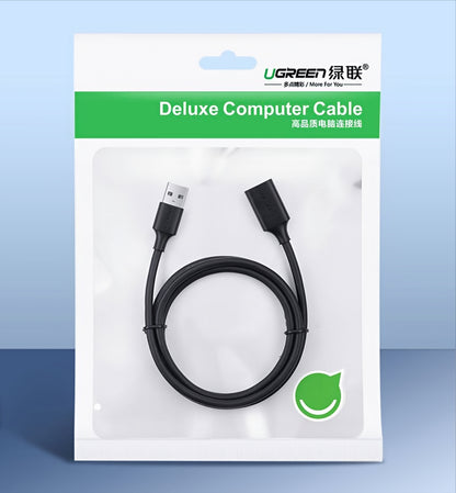 USB 3.0 forlenger UGREEN US129, 5m, Svart