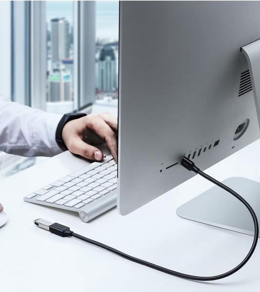 USB 3.0 forlenger UGREEN US129, 5m, Svart