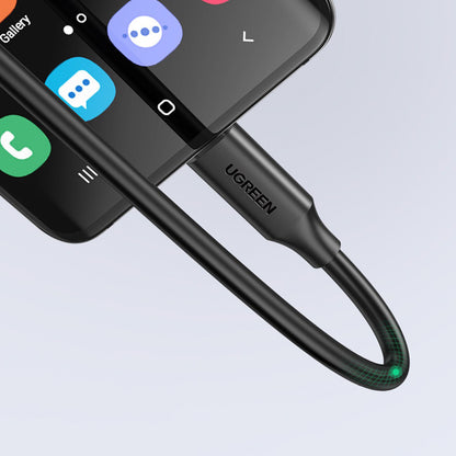 UGREEN US353 USB-C forlengerkabel, 1m, Svart