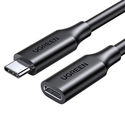 UGREEN US353 USB-C forlengerkabel, 1m, Svart