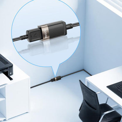 USB-forlenger Yesido GS26, 1.5m, Grå