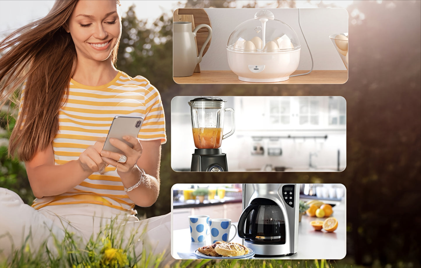 Gosund Smart EP8-M stikkontakt, Wi-Fi