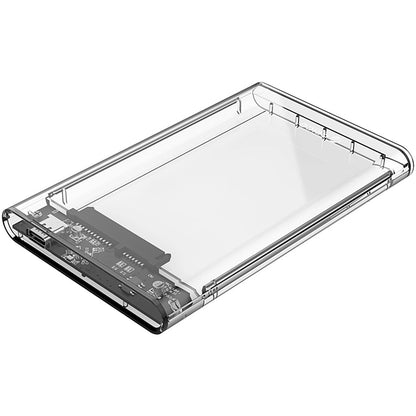 Orico 2139C3-kabinett for HDD / SSD SATA 2,5 tommer, USB-C, Transparent