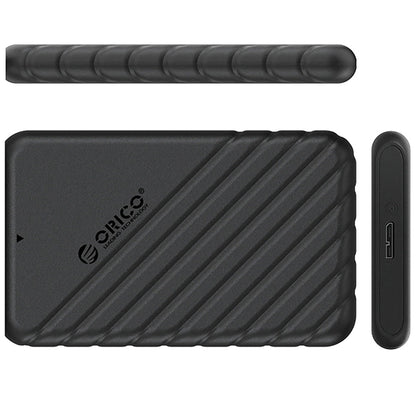 Orico 25PW1-U3-kabinett for HDD / SSD SATA 2,5 tommer, microUSB 3.0, svart