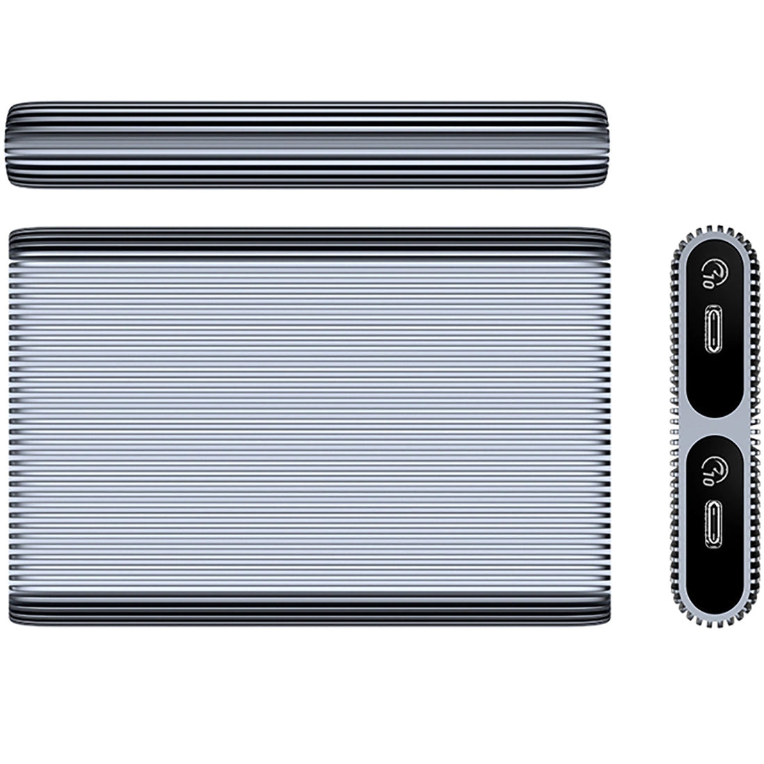 Orico AM2C3-2N Dual Disk-stativ for M.2 NVMe SSD, grå