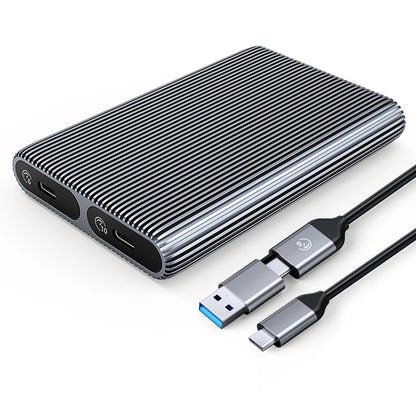 Orico AM2C3-2SN Dual Disk-stativ for M.2 NVMe SSD, grå