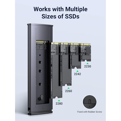 UGREEN CM578 rack for M.2 NVMe SSD, Grey