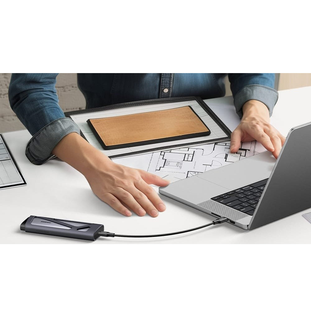 Rack UGREEN CM767 (15813) for SSD M.2 NVMe / NGFF, Grå