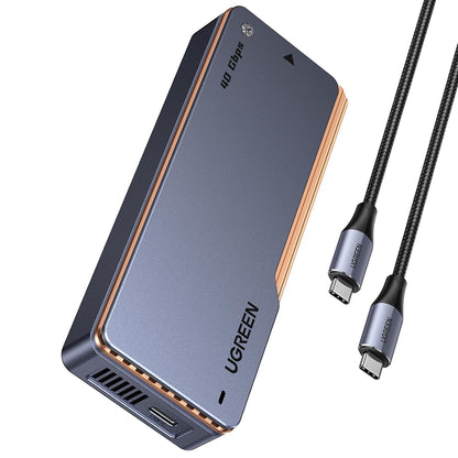 Rack UGREEN D703 (65727) for SSD M.2 NVMe, Svart