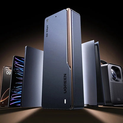 Rack UGREEN D703 (65727) for SSD M.2 NVMe, Svart