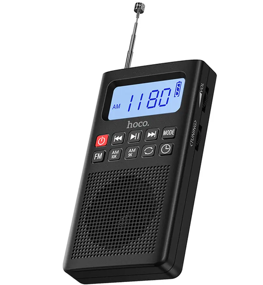Bærbar Radio HOCO HI51, Svart
