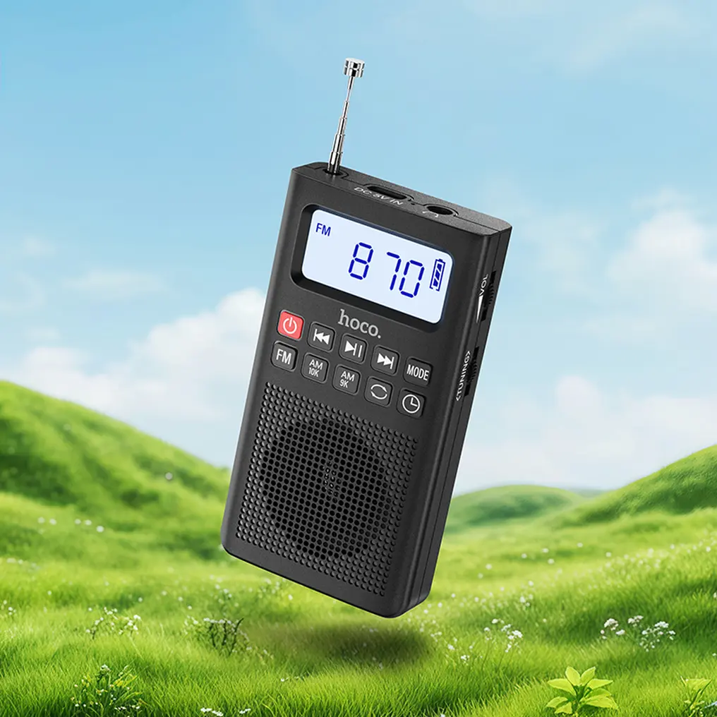 Bærbar Radio HOCO HI51, Svart