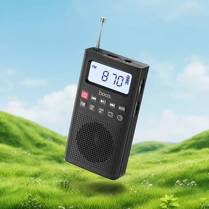 Bærbar Radio HOCO HI51, Svart
