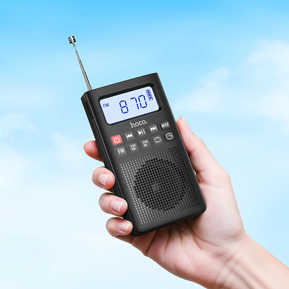 Bærbar Radio HOCO HI51, Svart