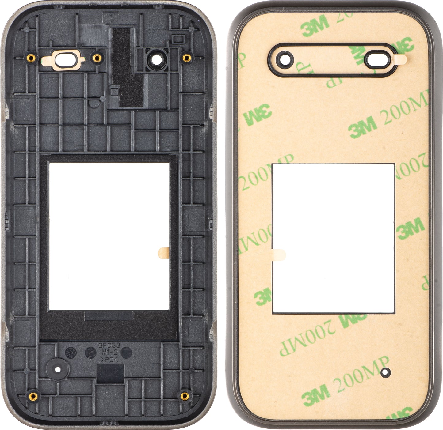 Et skalldeksel for HMD 2660 Flip, svart