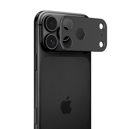 Bakre kamerabeskyttelsesramme Tech-Protect Camalloy Fit+ for Apple iPhone 18 Pro, aluminium, svart