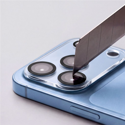 Bakre kamerabeskyttelsesramme Tech-Protect Cam Fit+ for Apple iPhone 18 Pro, Herdet glass, Transparent