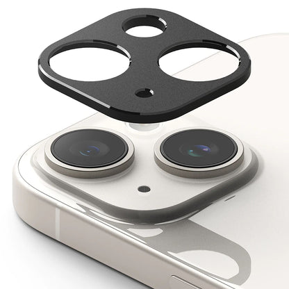 Rammebeskyttelse Bakre Kamera Ringke Styling for Apple iPhone 15 Plus / 15, Aluminium, Svart