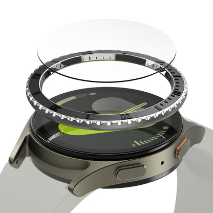 Ringke Premium Styling Beskyttelsesramme for Samsung Galaxy Watch7 40mm, Modell 3, Svart