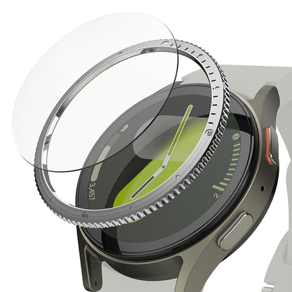 Ringke Styling beskyttelsesramme for Samsung Galaxy Watch7 40mm, Modell 7, Sølv