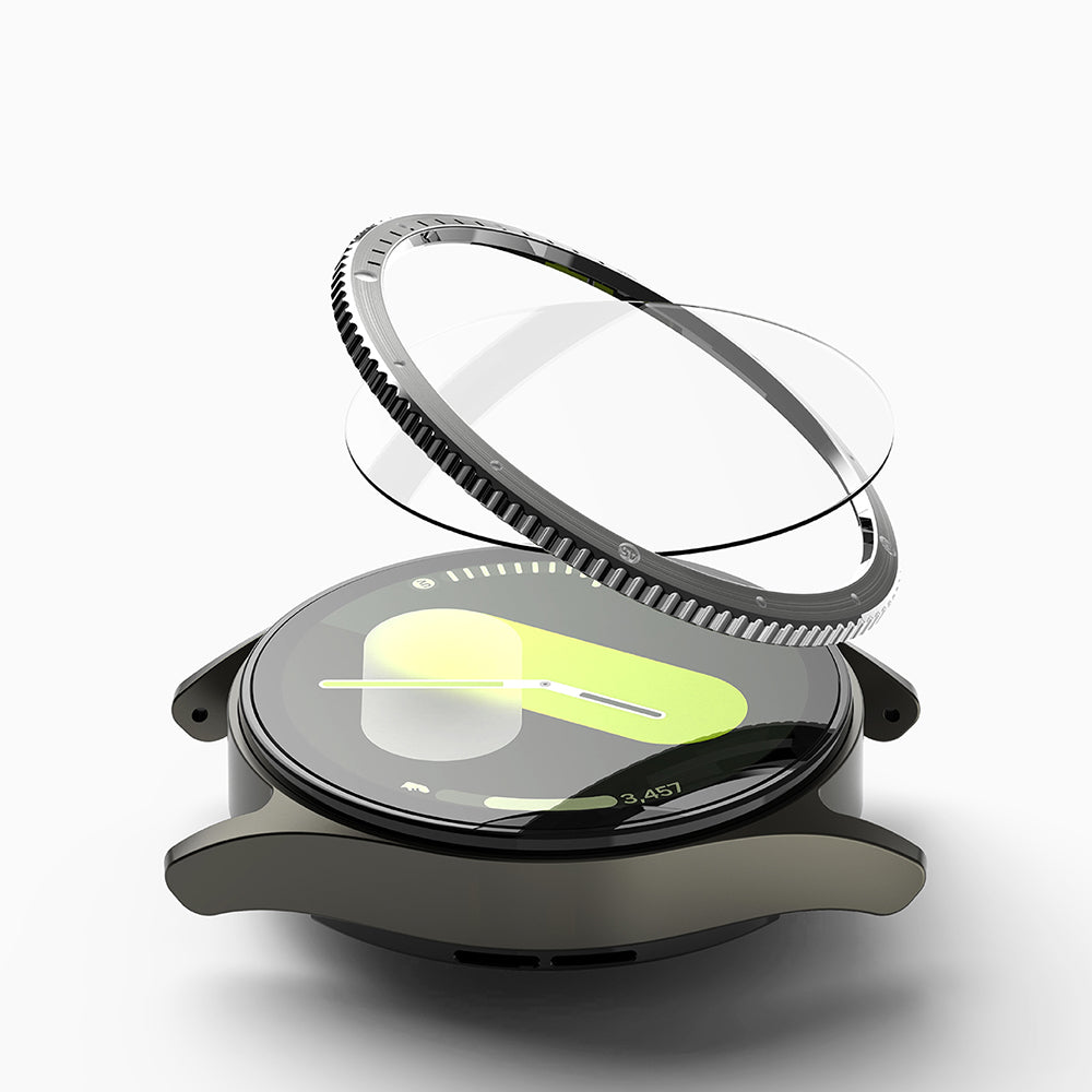 Ringke Styling beskyttelsesramme for Samsung Galaxy Watch7 40mm, Modell 7, Sølv