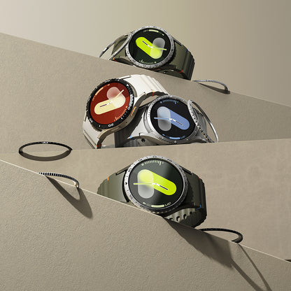 Ringke Styling beskyttelsesramme for Samsung Galaxy Watch7 40mm, Modell 7, Sølv