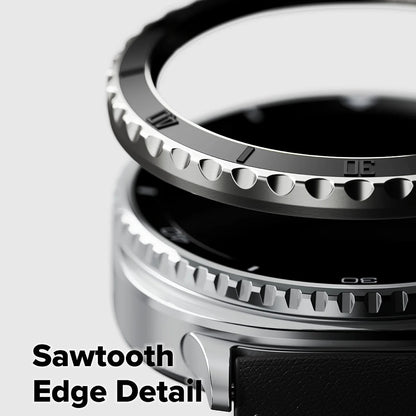 Ringke Premium Styling Beskyttelsesramme for Samsung Galaxy Watch8 Classic, Svart