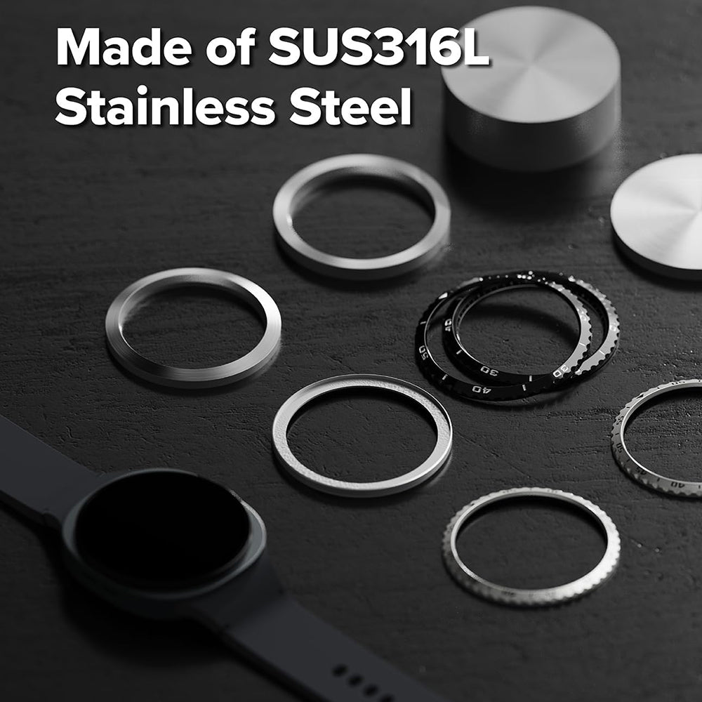 Ringke Inner Styling beskyttelsesramme for Samsung Galaxy Watch8 Classic, Svart