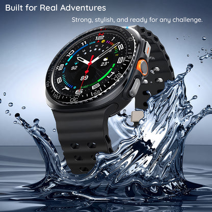 Spigen Tune Diver Beskyttelsesramme for Samsung Galaxy Watch Ultra2, Svart ACS11617