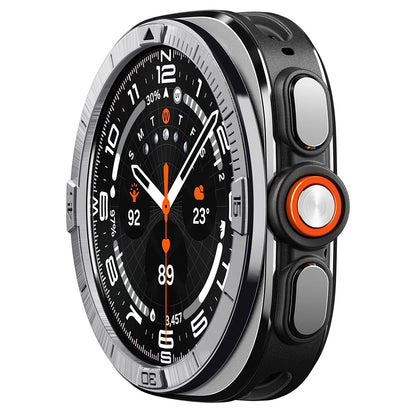 Spigen Tune Pilot Beskyttelsesramme for Samsung Galaxy Watch Ultra2, Sølv ACS11616