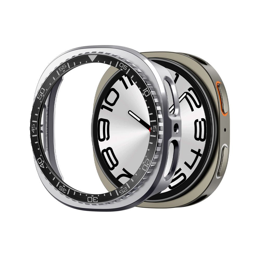 Spigen Tune Pro Diver beskyttelsesramme for Samsung Galaxy Watch8 44mm, Svart