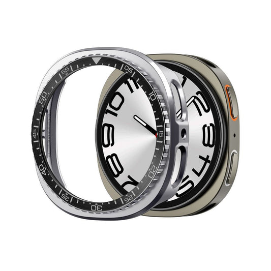 Spigen Tune Pro Diver beskyttelsesramme for Samsung Galaxy Watch8 44mm, Svart