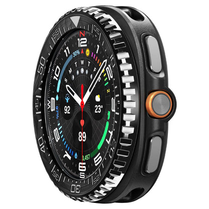 Spigen Tune Pro Diver Beskyttelsesramme for Samsung Galaxy Watch8 Classic, Svart