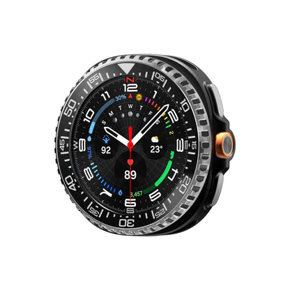 Spigen Tune Pro Diver Beskyttelsesramme for Samsung Galaxy Watch8 Classic, Svart