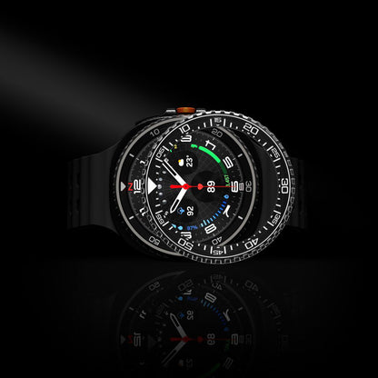 Spigen Tune Pro Diver Beskyttelsesramme for Samsung Galaxy Watch8 Classic, Svart