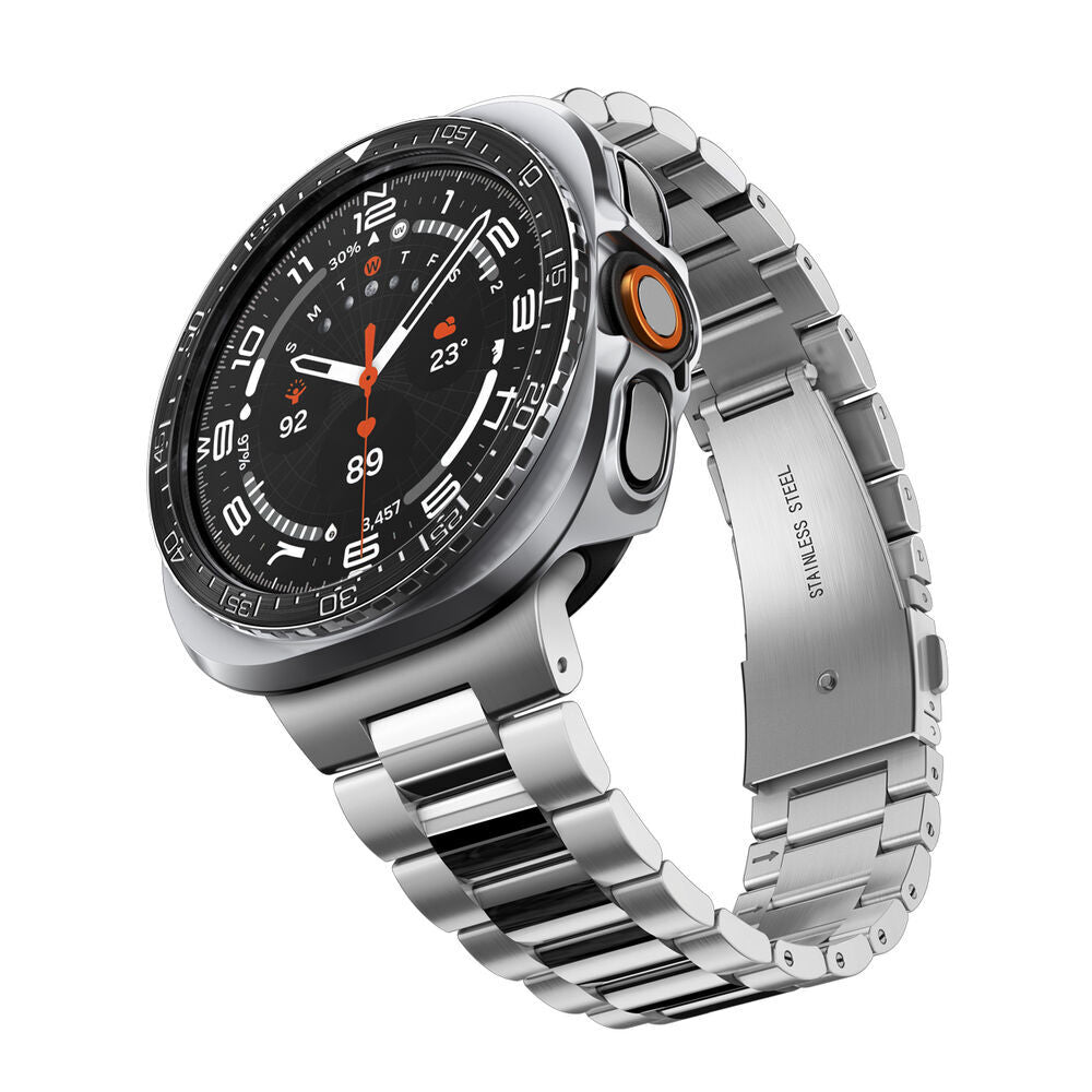 Spigen Tune Pro Diver Beskyttelsesramme for Samsung Galaxy Watch Ultra2, Svart ACS11619