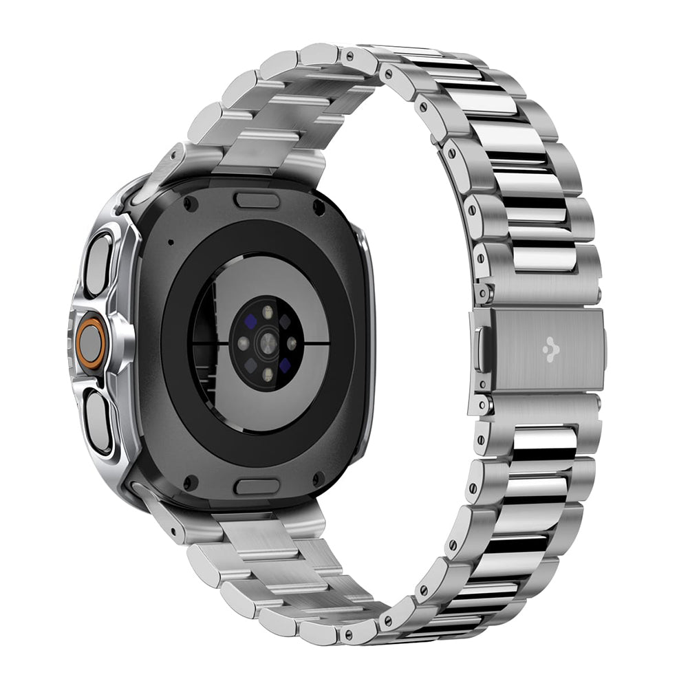 Spigen Tune Pro Pilot Beskyttelsesramme for Samsung Galaxy Watch Ultra2, Sølv ACS11618