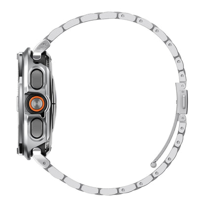 Spigen Tune Pro Pilot Beskyttelsesramme for Samsung Galaxy Watch Ultra2, Sølv ACS11618