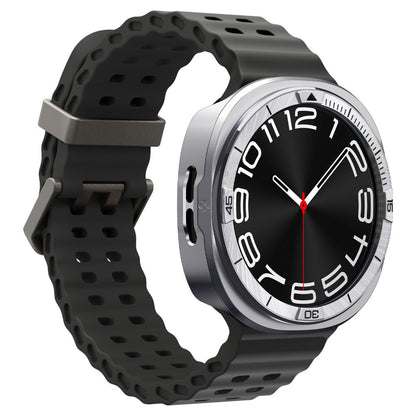 Spigen Tune Pro Pilot Beskyttelsesramme for Samsung Galaxy Watch8 44mm, Sølv ACS10011
