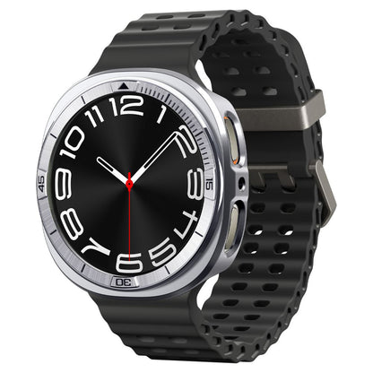 Spigen Tune Pro Pilot Beskyttelsesramme for Samsung Galaxy Watch8 44mm, Sølv ACS10011