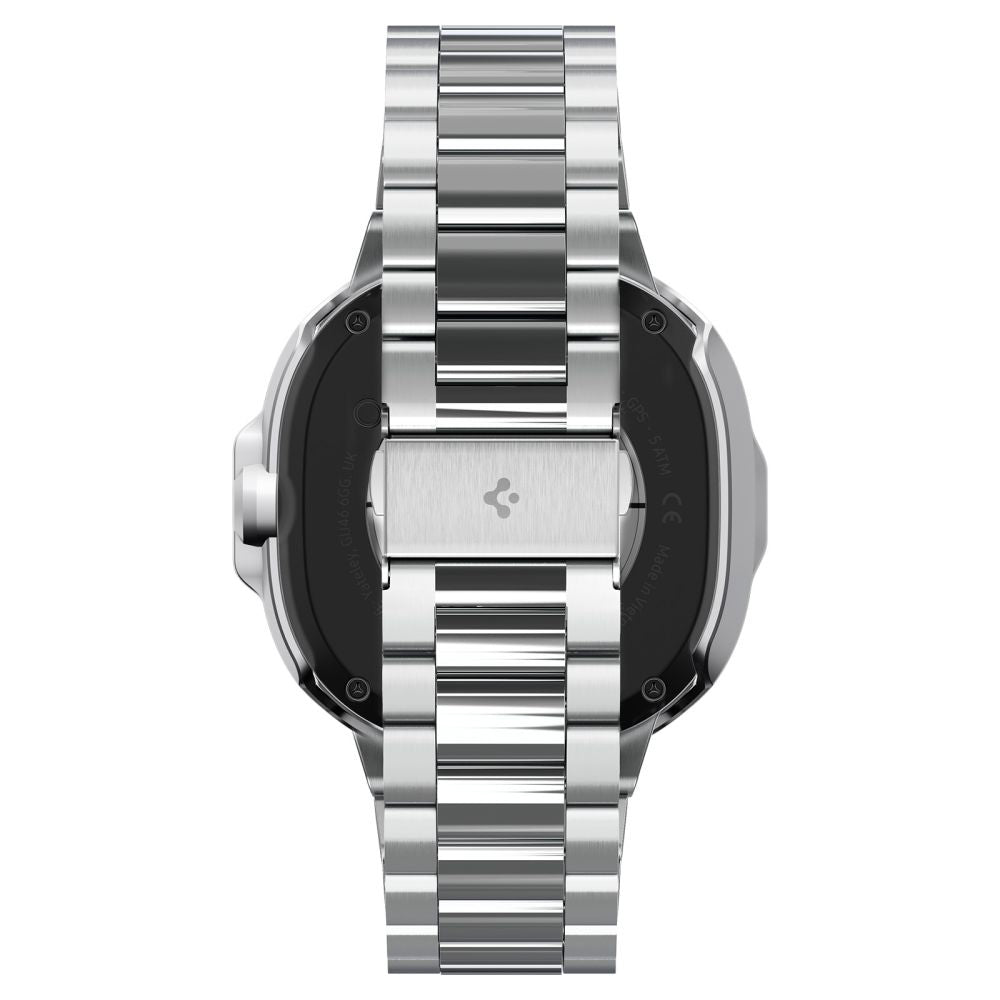 Spigen Tune Pro Pilot Beskyttelsesramme for Samsung Galaxy Watch8 Classic, Sølv