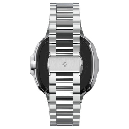 Spigen Tune Pro Pilot Beskyttelsesramme for Samsung Galaxy Watch8 Classic, Sølv