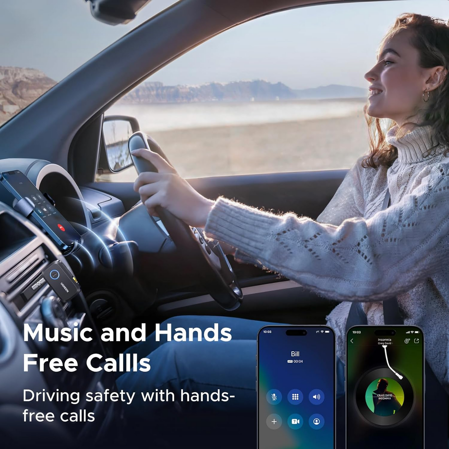 Bluetooth-mottaker UGREEN BT509 (55546)