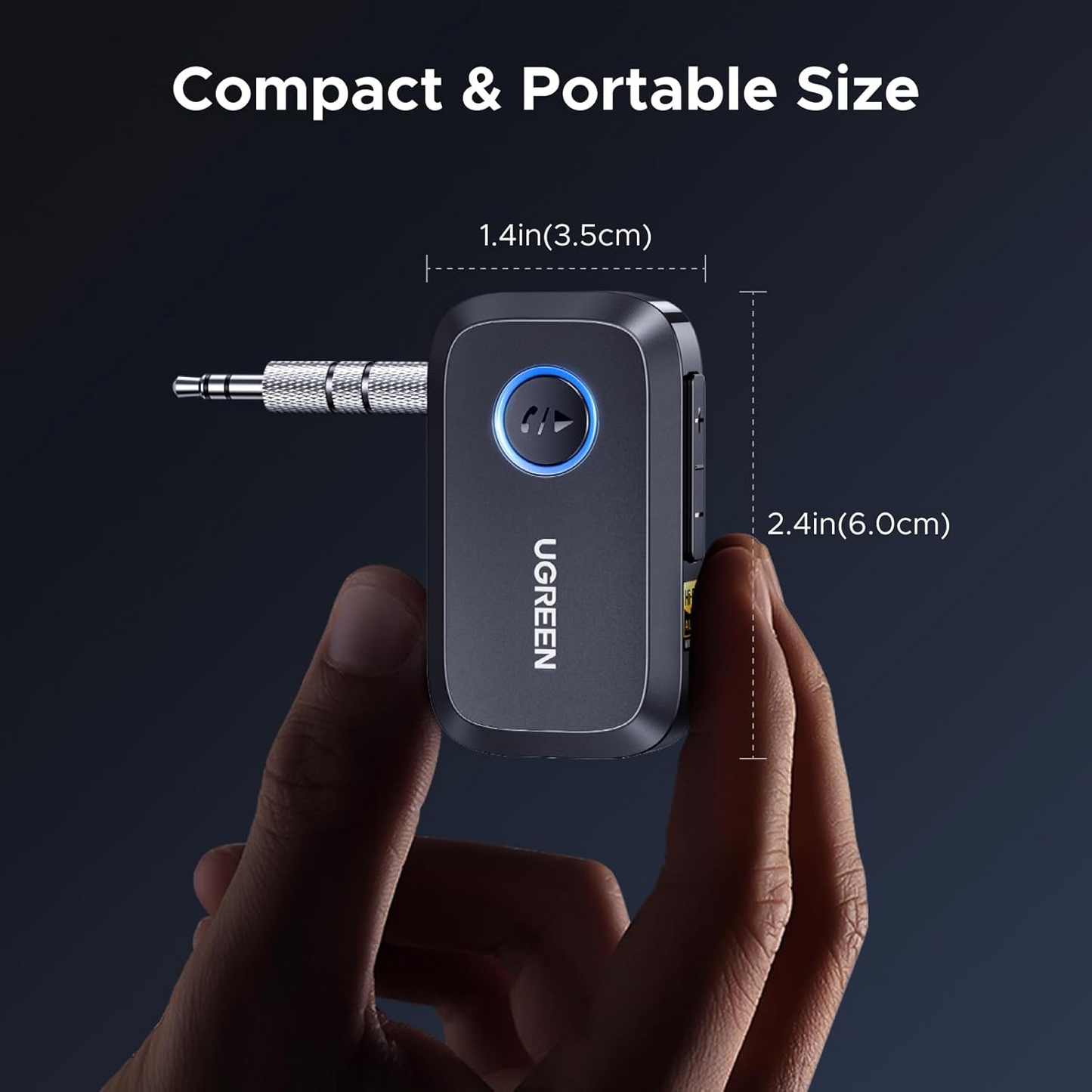 Bluetooth-mottaker UGREEN BT509 (55546)