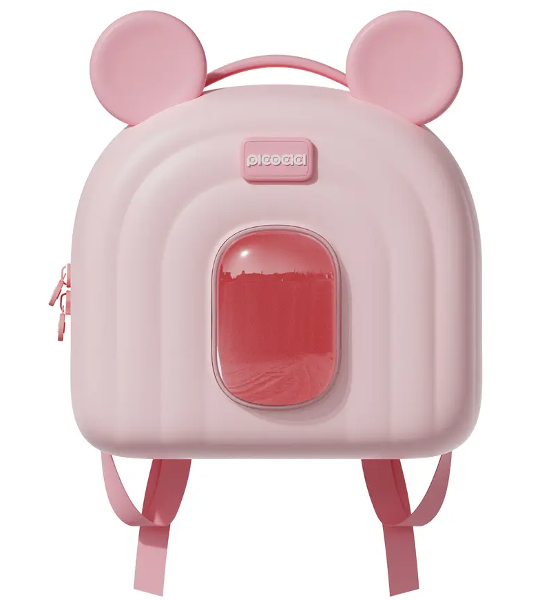 Ryggsekk Picocici Kids Travel Ears K52, Rosa