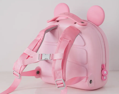 Ryggsekk Picocici Kids Travel Ears K52, Rosa