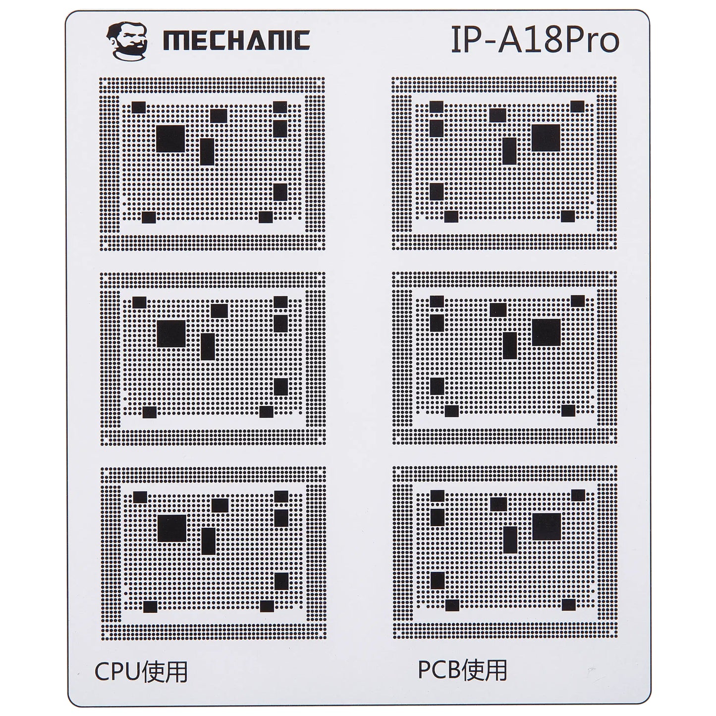 Mal for isolering av CI-baner Mechanic for Apple iPhone 6 - 16-serien