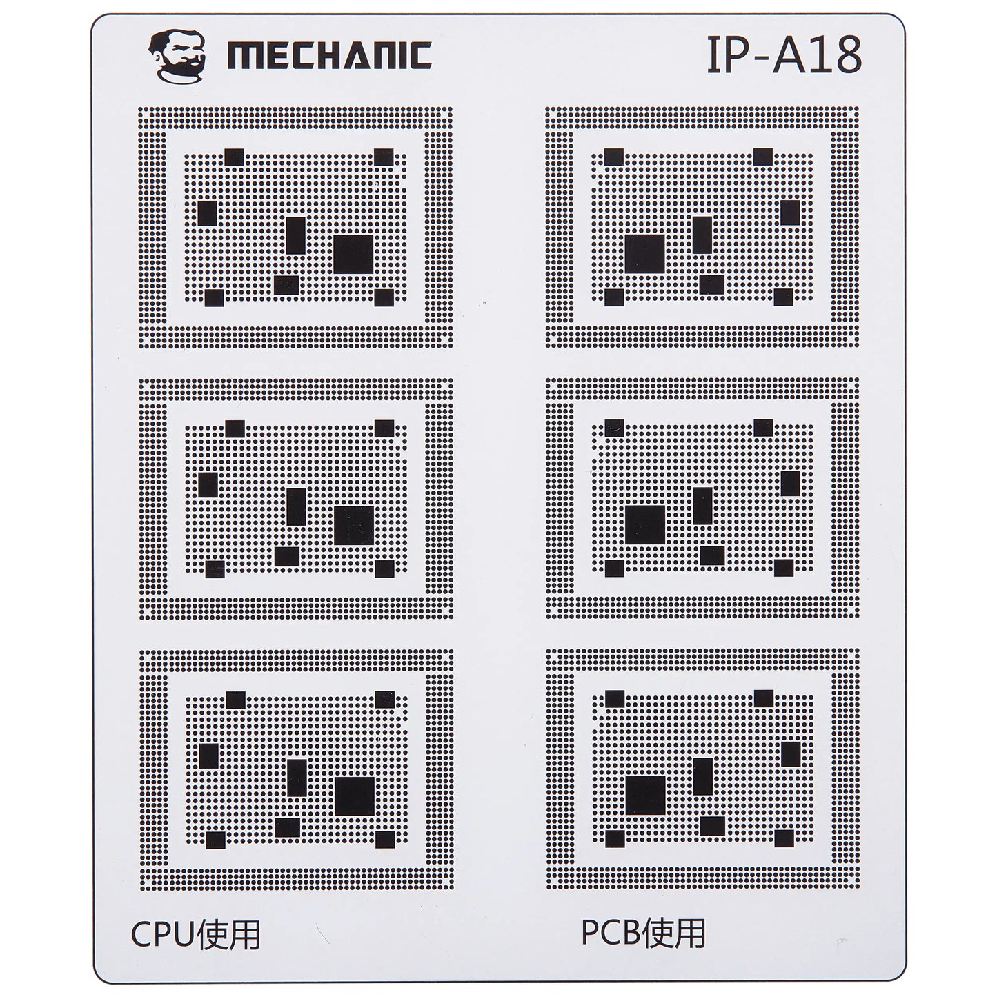 Mal for isolering av CI-baner Mechanic for Apple iPhone 6 - 16-serien